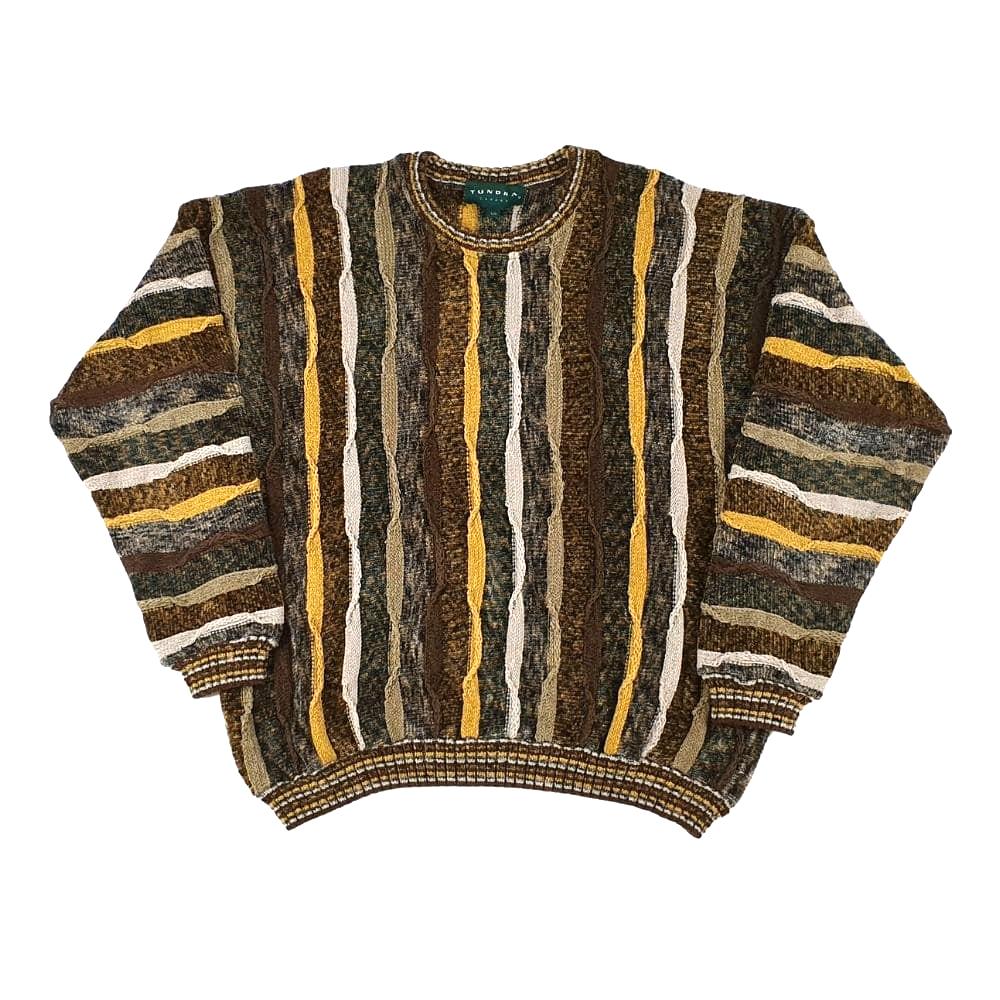 Tundra® Sweater Rundhals Vintage Pullover 80 Größe L