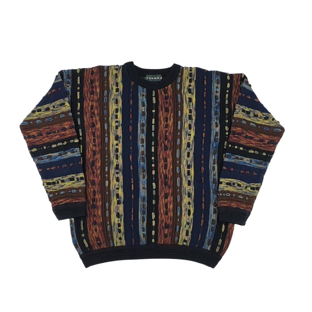 Tundra® Sweater Rundhals Vintage Pullover 33 Größe M