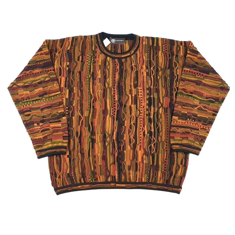 Tundra® Sweater Rundhals Vintage Pullover 82 Größe L