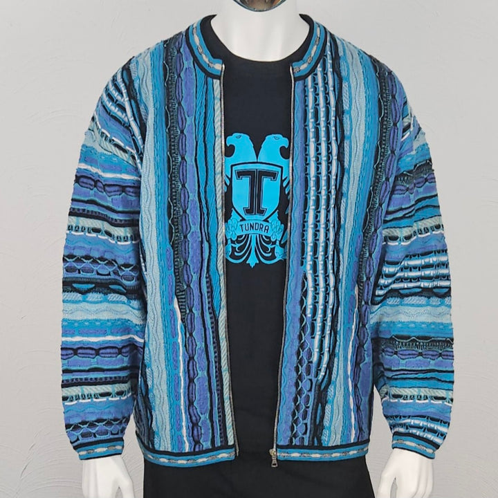 Tundra® Sweater Design Jacke Ocean Blue