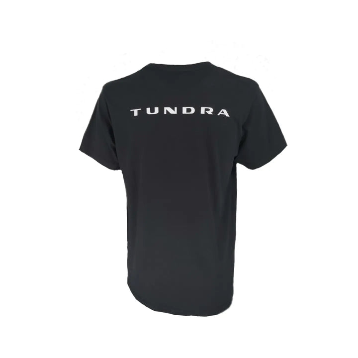 TUNDRA Single-Jersey T-Shirt schwarz Logo Doppelkopf Adler Logo Rücken weiss