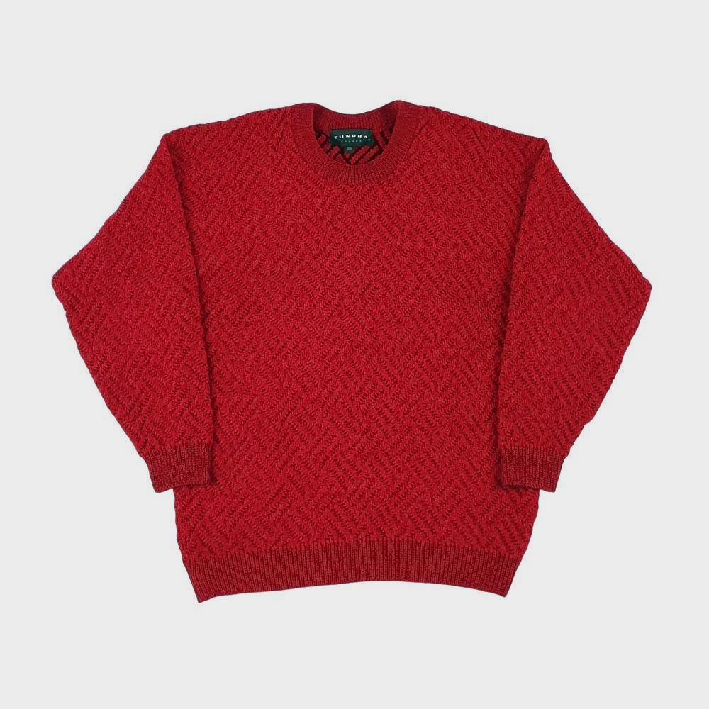 Tundra® Sweater Rundhals Vintage Pullover 27 Größe M